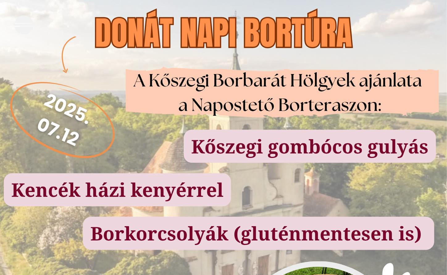 Bor, barátság, borterasz