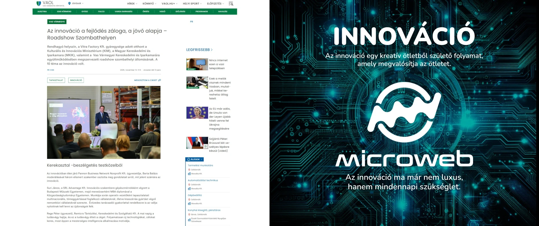 Előadunk itt is, ott is!